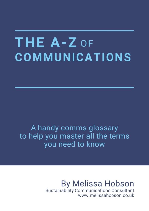 The A-Z of Communications: a handy guide by Melissa Hobson