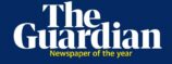Guardian logo in white text on dark blue background